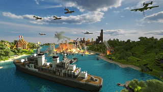 Illustration for article titled We're Finally Excited About a WWII Game Again. It's... Minecraft?